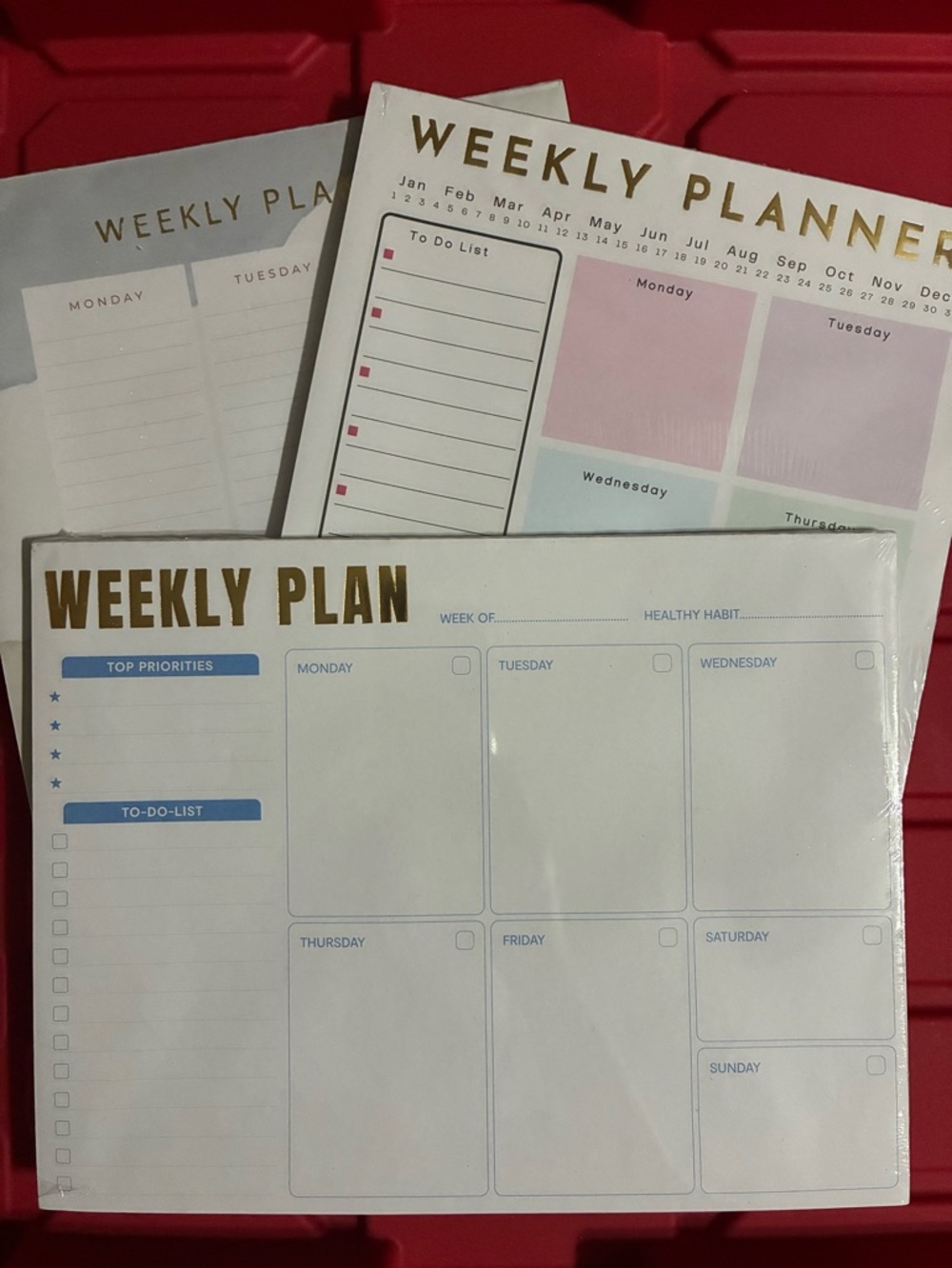 Weekly Planner Sheets bundle